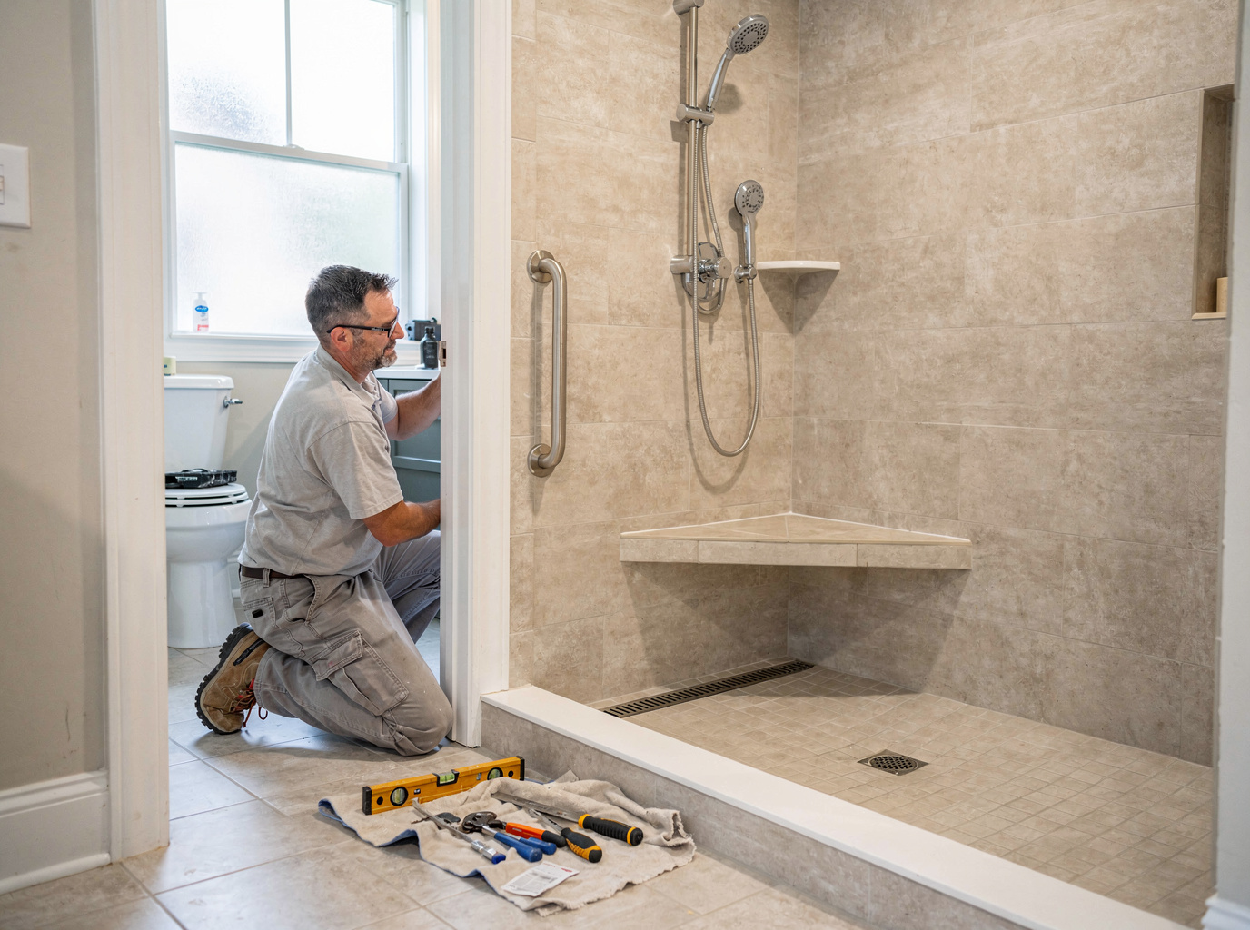 Accessible Bathroom Remodel in Virginia Beach