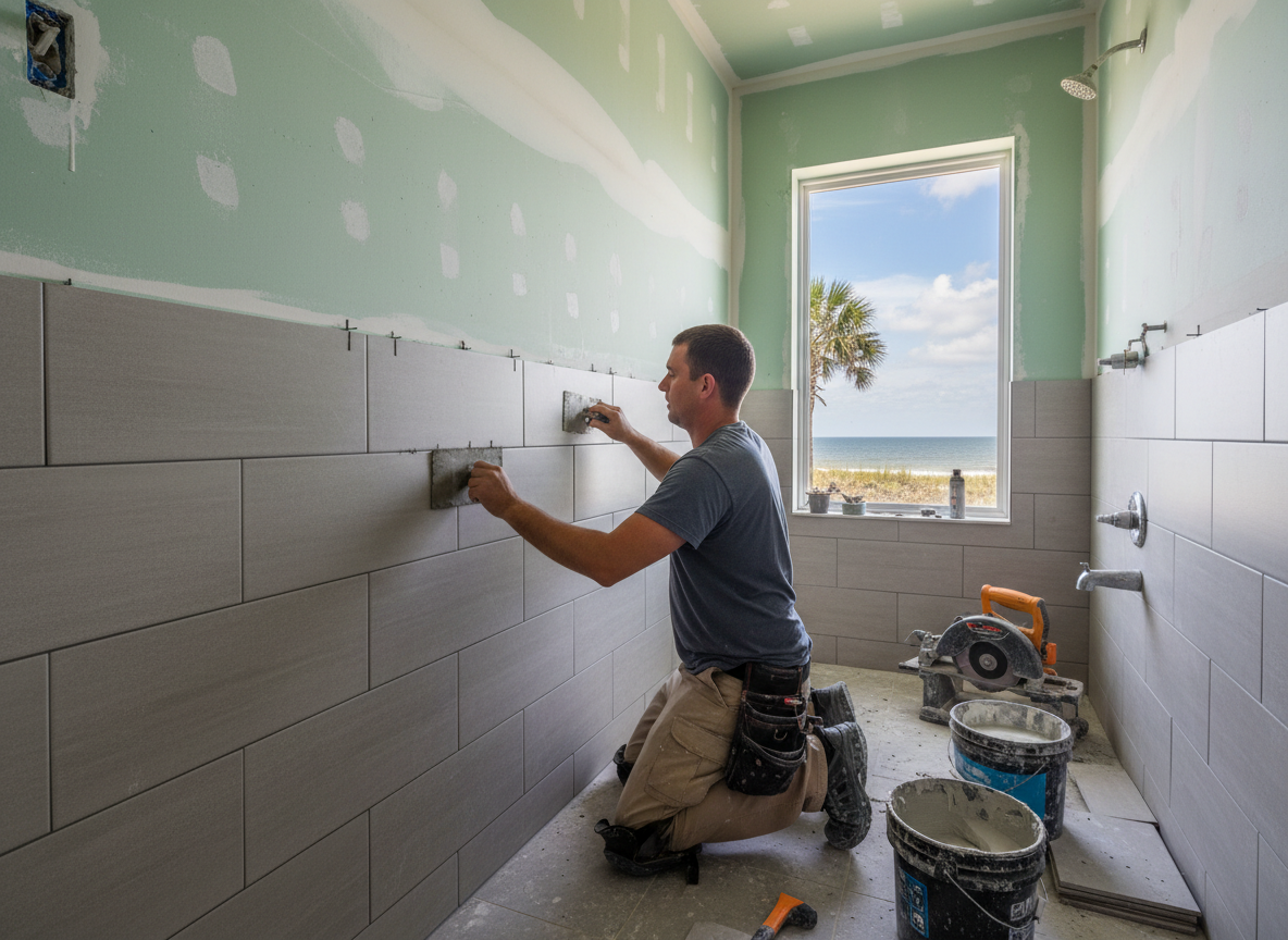 bathroom remodeling in Bay Colony