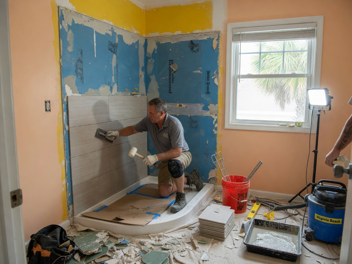 Shower Remodel in Virginia Beach