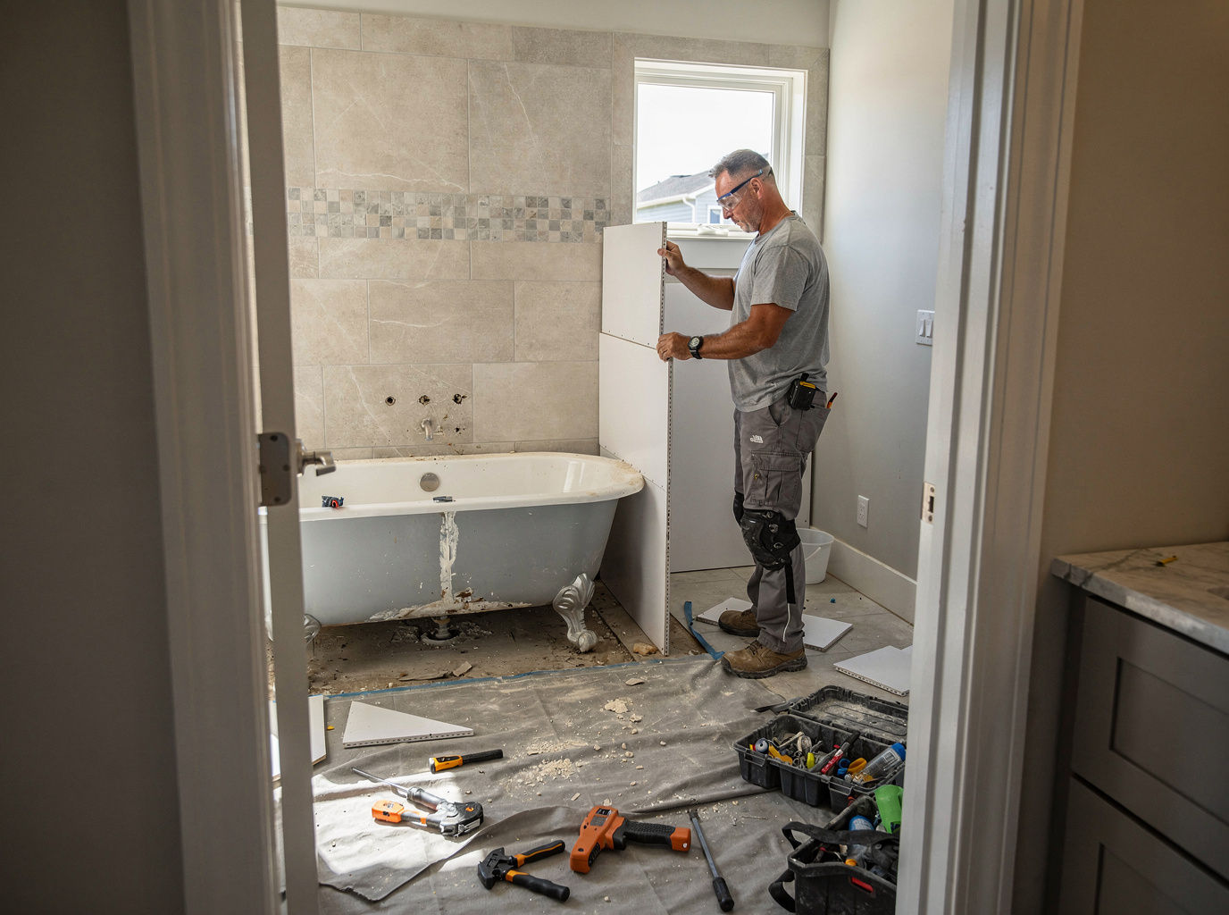 Tub To Shower Conversion in Virginia Beach